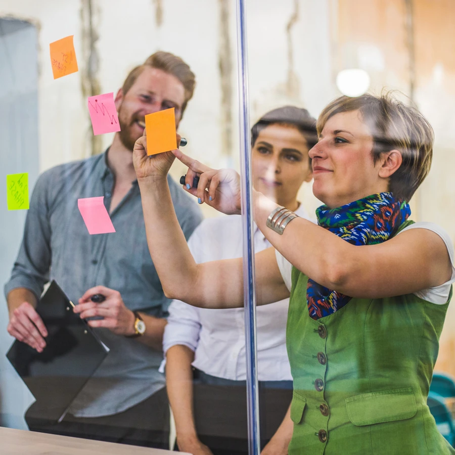 An image showing a group of learners in a classroom training session